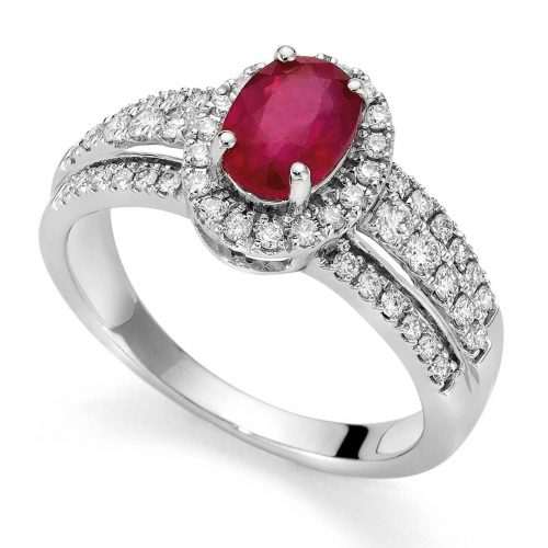 anello-oro-bianco-diamanti-rubino-ovale-donnaoro