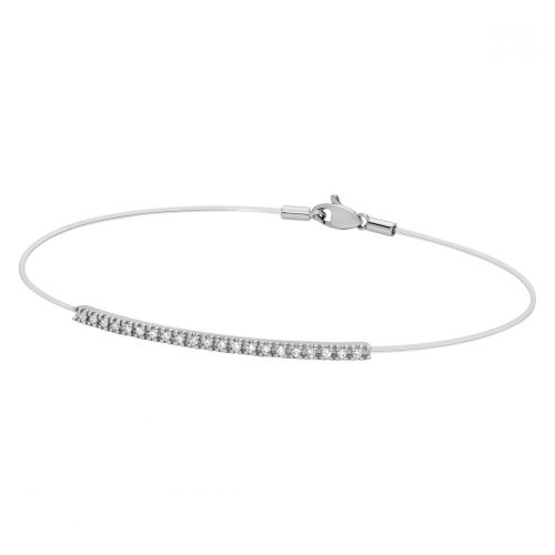 bracciale barretta tennis oro diamanti volee