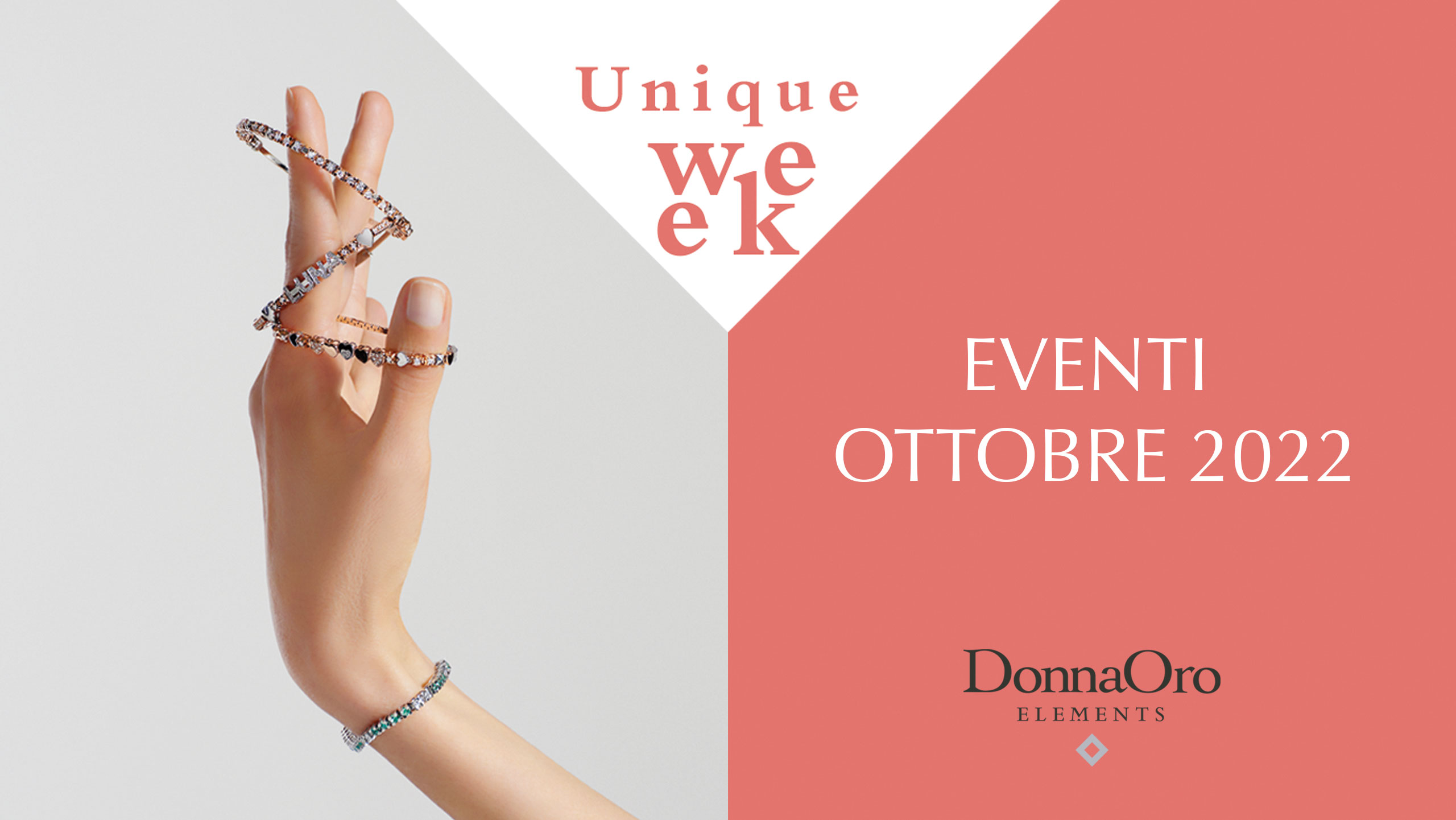 Eventi DonnaOro Elements Unique Week