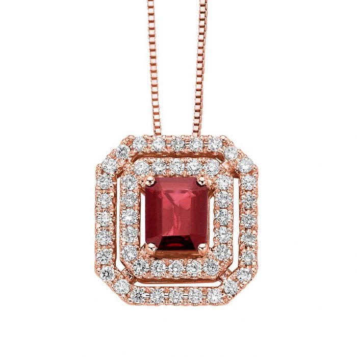 pendente-oro-rosa-diamanti-rubino-donnaoro