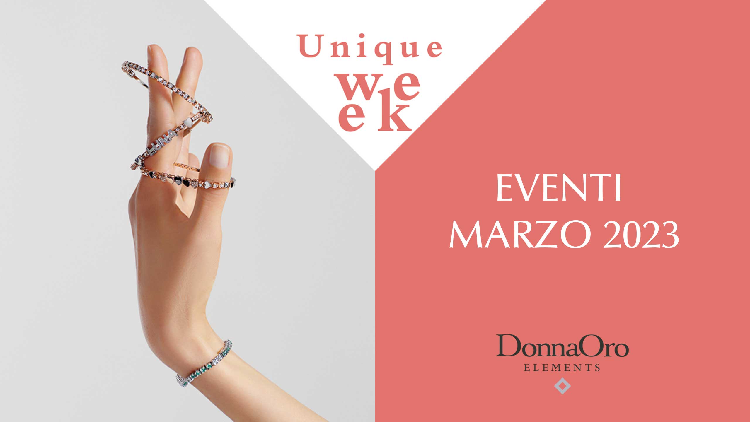 Eventi Elements Unique Week Marzo 2023