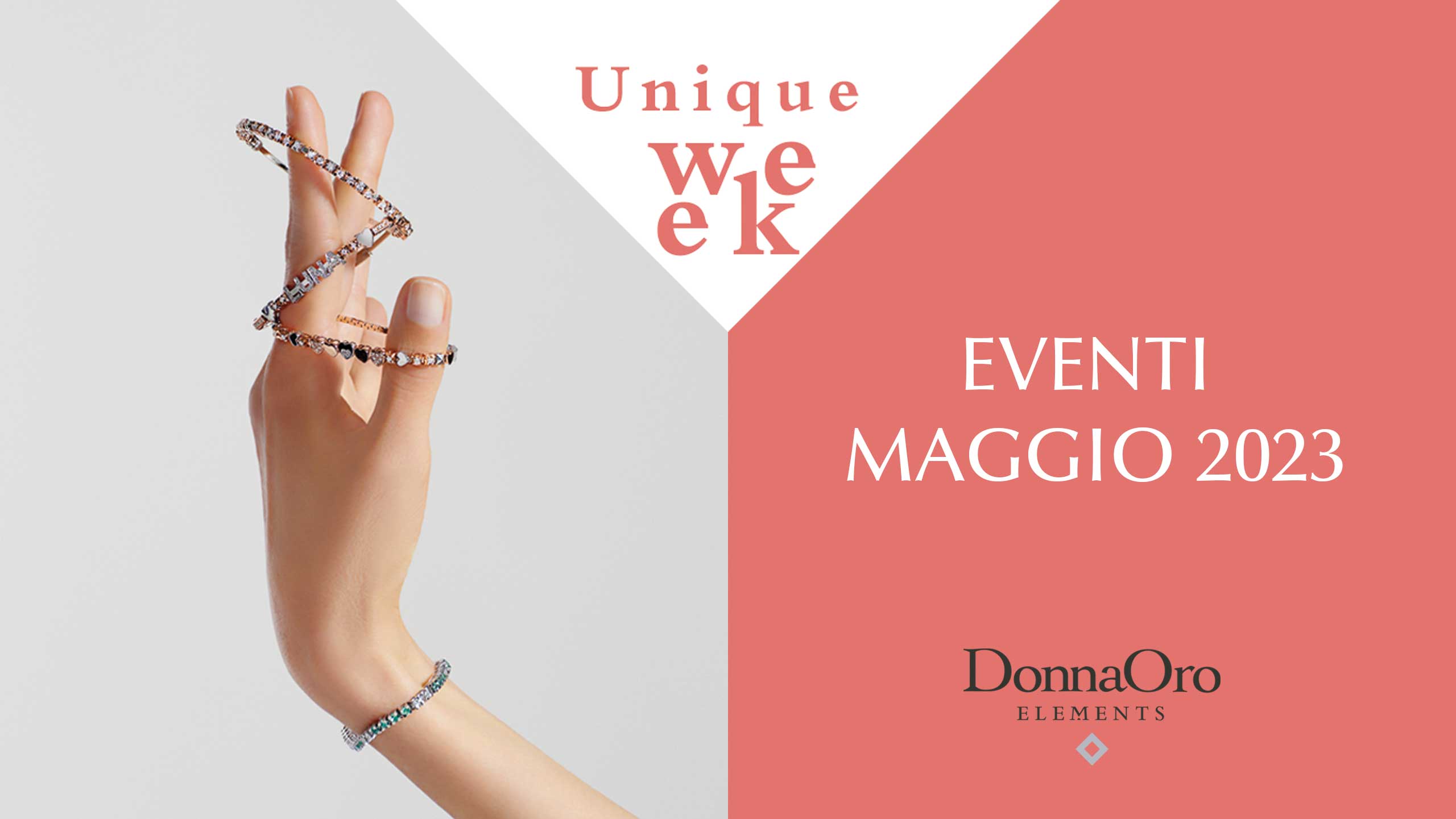 Eventi Elements Unique Week Maggio 2023